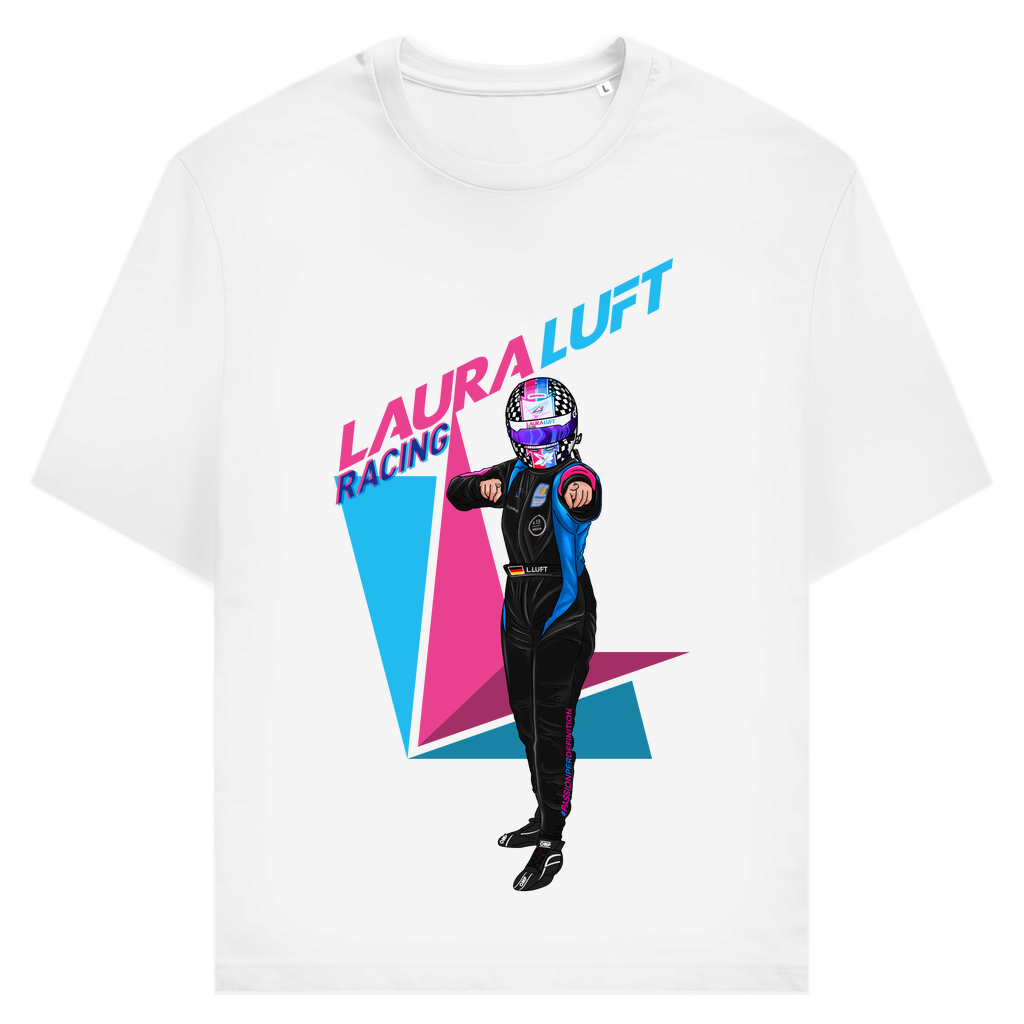 T-Shirt Rennfahrerin Laura Luft Racing