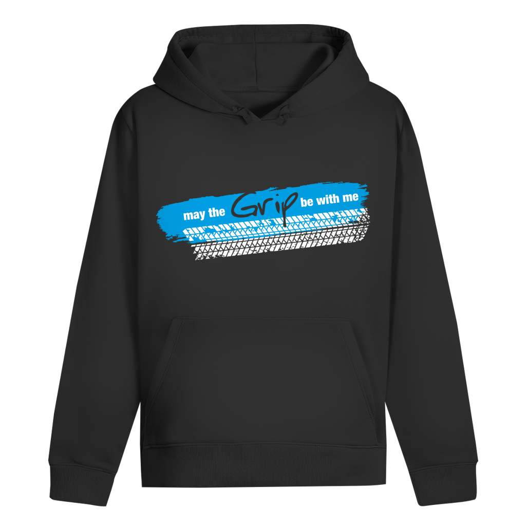 Hoodie Grip Englisch Blau