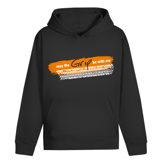 Hoodie Grip Englisch Orange