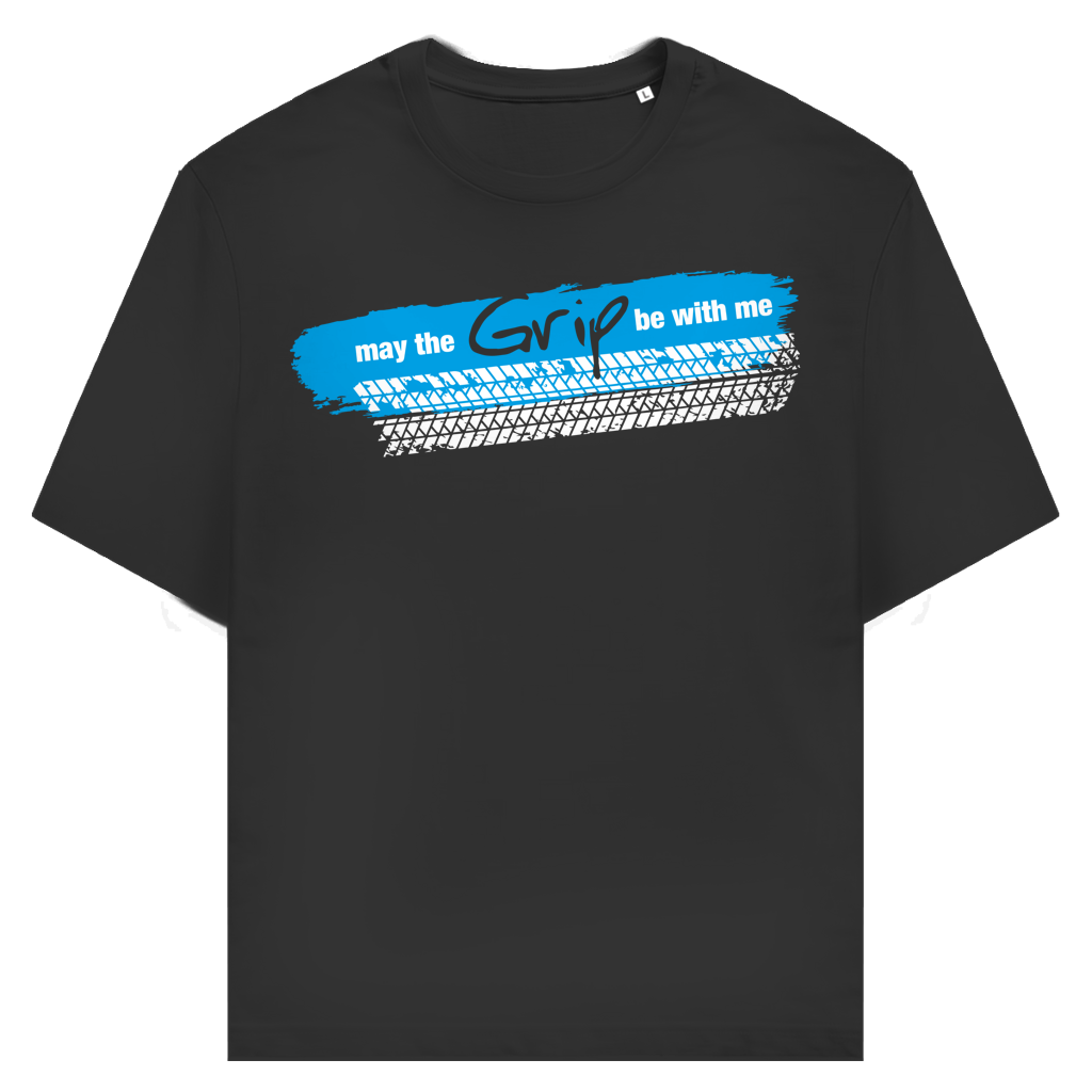 T-Shirt Grip Englisch Blau