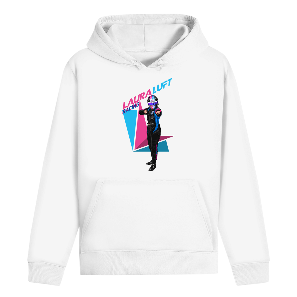 Hoodie Rennfahrerin Laura Luft Racing