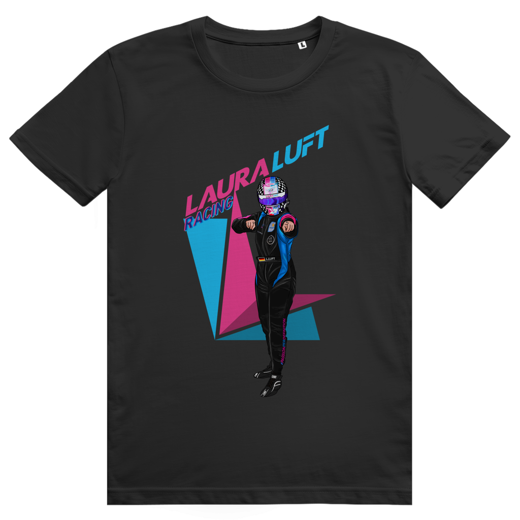 T-Shirt Rennfahrerin Laura Luft Racing