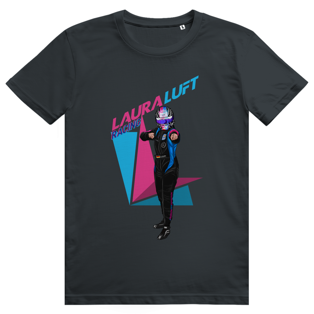 T-Shirt Rennfahrerin Laura Luft Racing