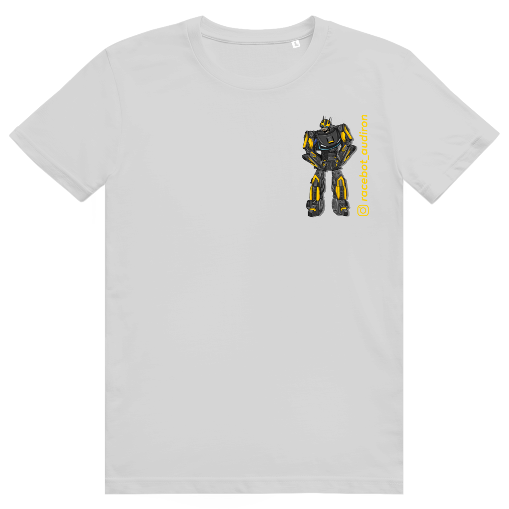 T-Shirt Racebot_Audiron grauer Helm