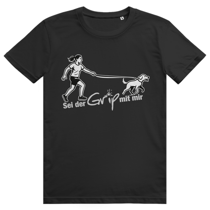 T-Shirt Grip Hund mit Frau