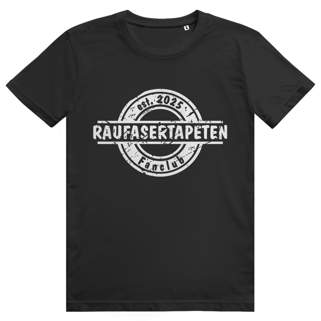 T-Shirt "Raufasertapeten Fanclub"