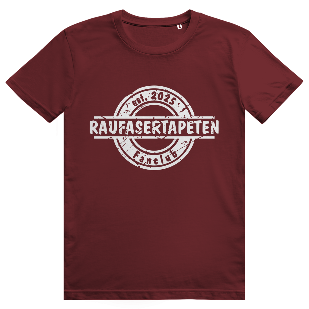 T-Shirt "Raufasertapeten Fanclub"