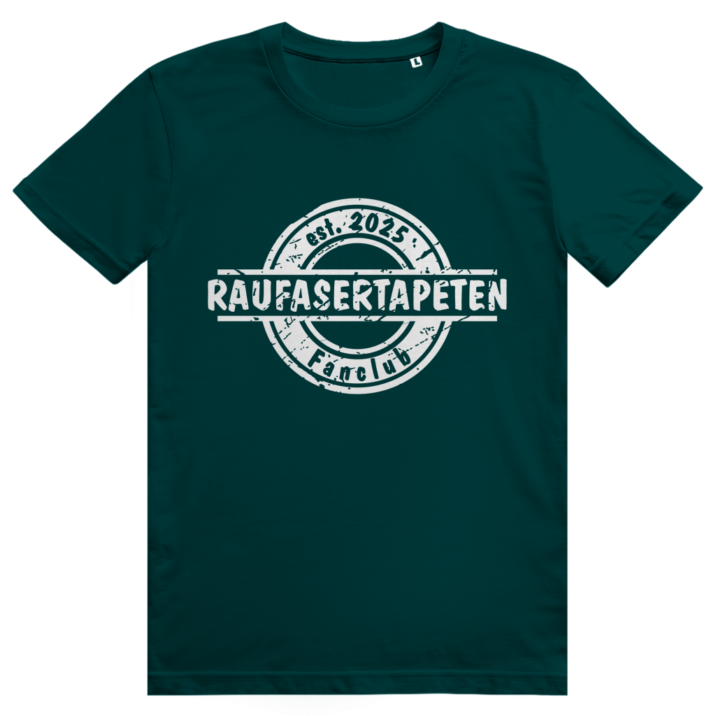 T-Shirt "Raufasertapeten Fanclub"