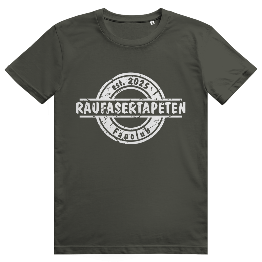 T-Shirt "Raufasertapeten Fanclub"