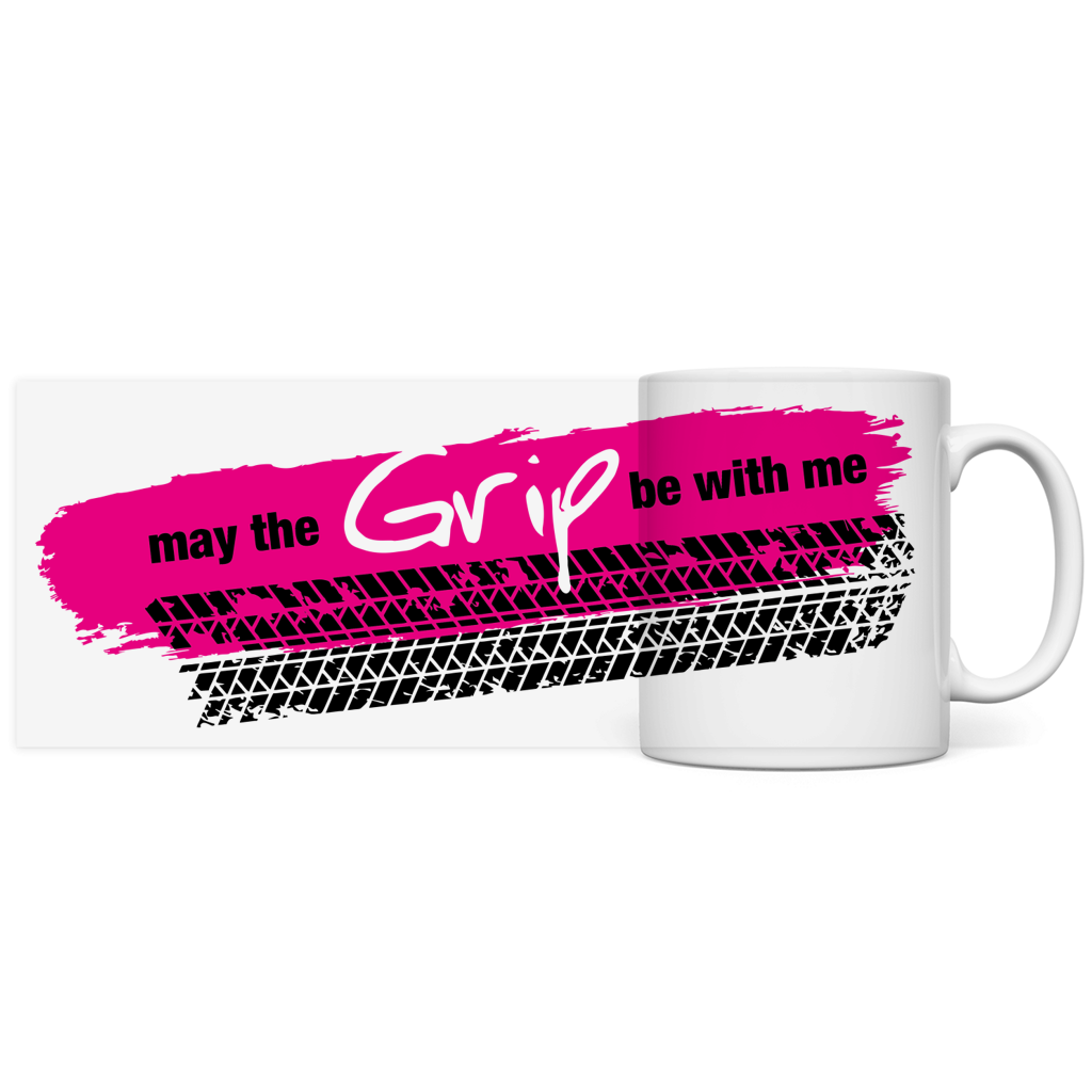 Panorama Tasse Grip Englisch Rosa