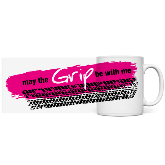Panorama Tasse Grip Englisch Rosa