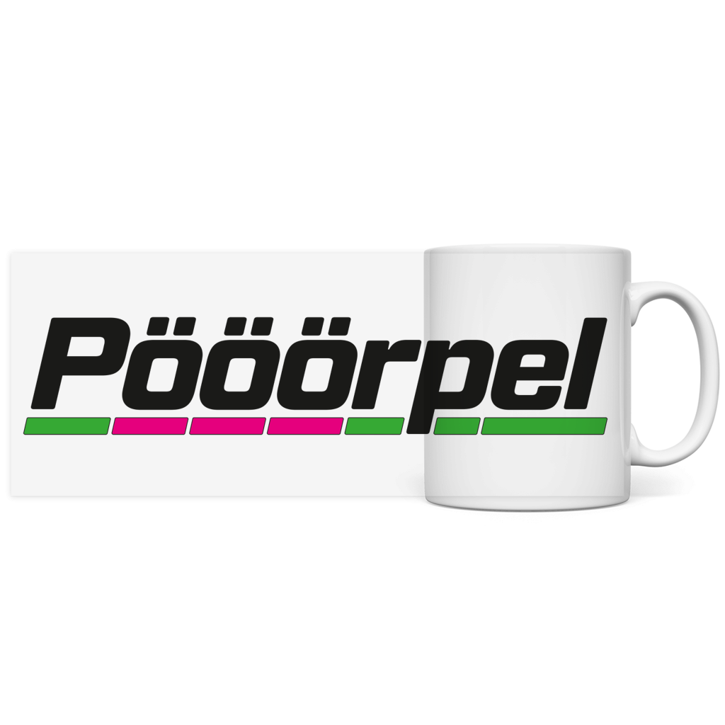 Panorama Tasse Pööörpel schwarz