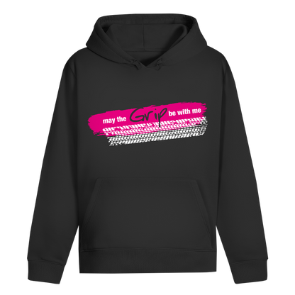 Hoodie Grip Englisch Rosa