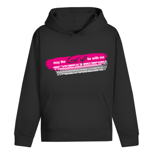 Hoodie Grip Englisch Rosa
