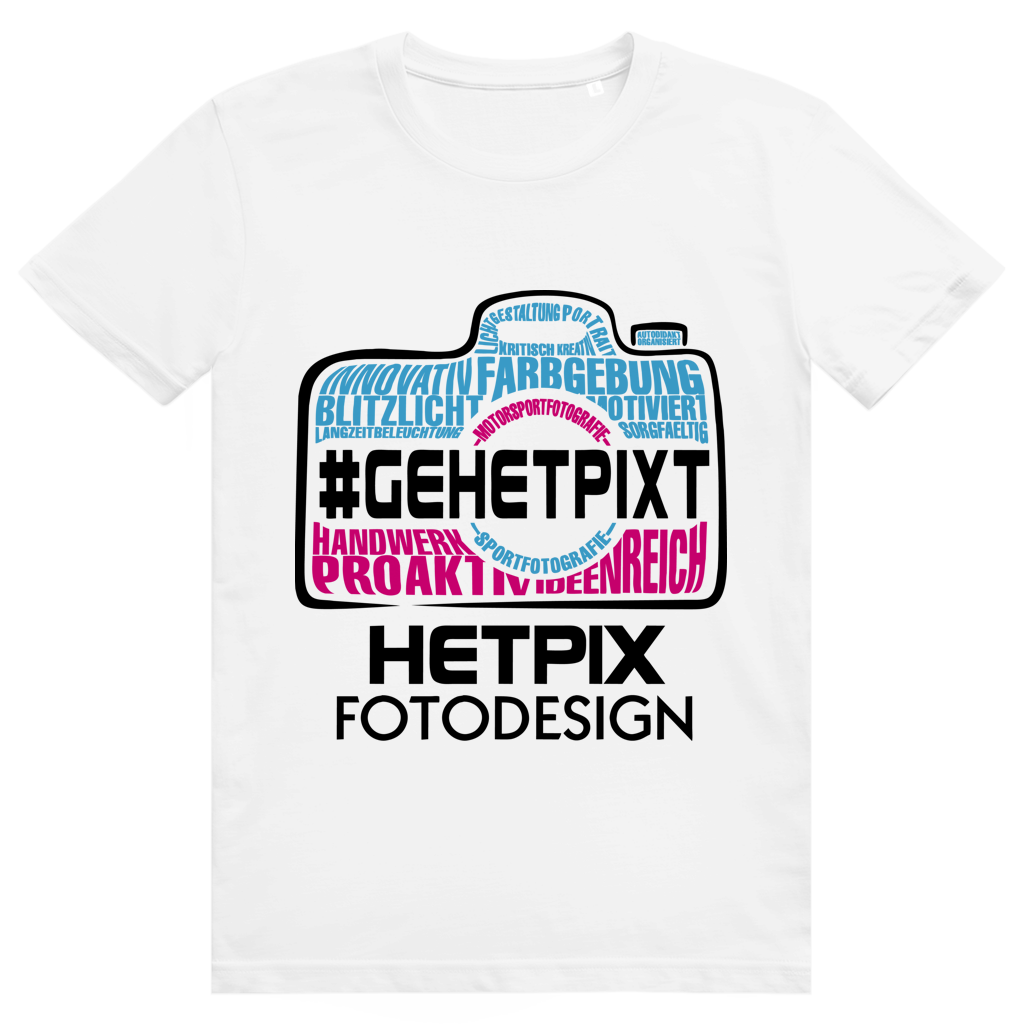 T-Shirt #gehetpixt Wordcloud